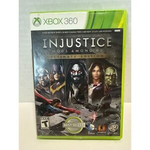 Injustice Gods Among Us Ultimate Edition Xbox 360 DC Comics Fighting Game NTSC